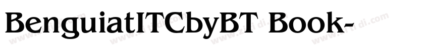 BenguiatITCbyBT Book字体转换